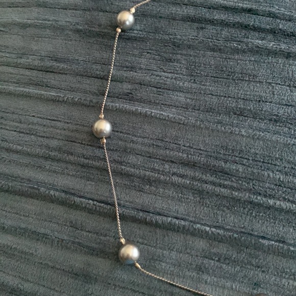 Black pearl 16 inch necklace - Picture 4 of 5